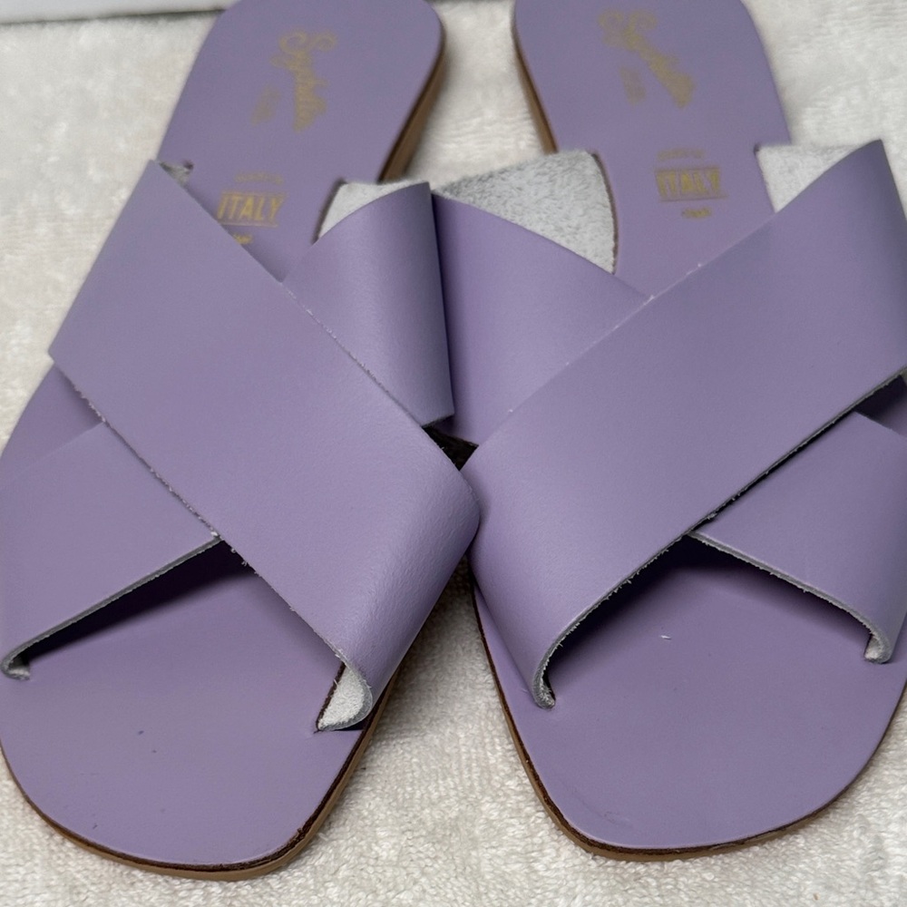 Seychelles Total Relaxation Lavender Sandals Size 8 - Picture 3 of 11